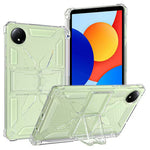 For Xiaomi Redmi Pad SE 4G 8.7 inch Clear Case Kickstand Shockproof TPU + PC Tablet Cover with Pen Slot
