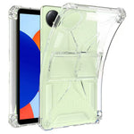 For Xiaomi Redmi Pad SE 4G 8.7 inch Clear Case Kickstand Shockproof TPU + PC Tablet Cover with Pen Slot