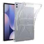 For Samsung Galaxy Tab S10+ / S9+ Clear Case Kickstand Shockproof TPU + PC Tablet Cover with Pen Slot