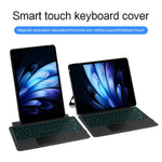 For vivo Pad5 Pro Leather Case + Bluetooth-Compatible Keyboard with Backlight Trackpad