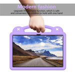 Til Samsung Galaxy Tab S10 FE+ Cover Børne Tegneserie Mønstre Håndgreb Kickstand Tablet EVA Cover