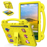 Til Samsung Galaxy Tab S10 FE+ Cover Børne Tegneserie Mønstre Håndgreb Kickstand Tablet EVA Cover