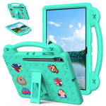 Til Samsung Galaxy Tab S10 FE+ Cover Børne Tegneserie Mønstre Håndgreb Kickstand Tablet EVA Cover