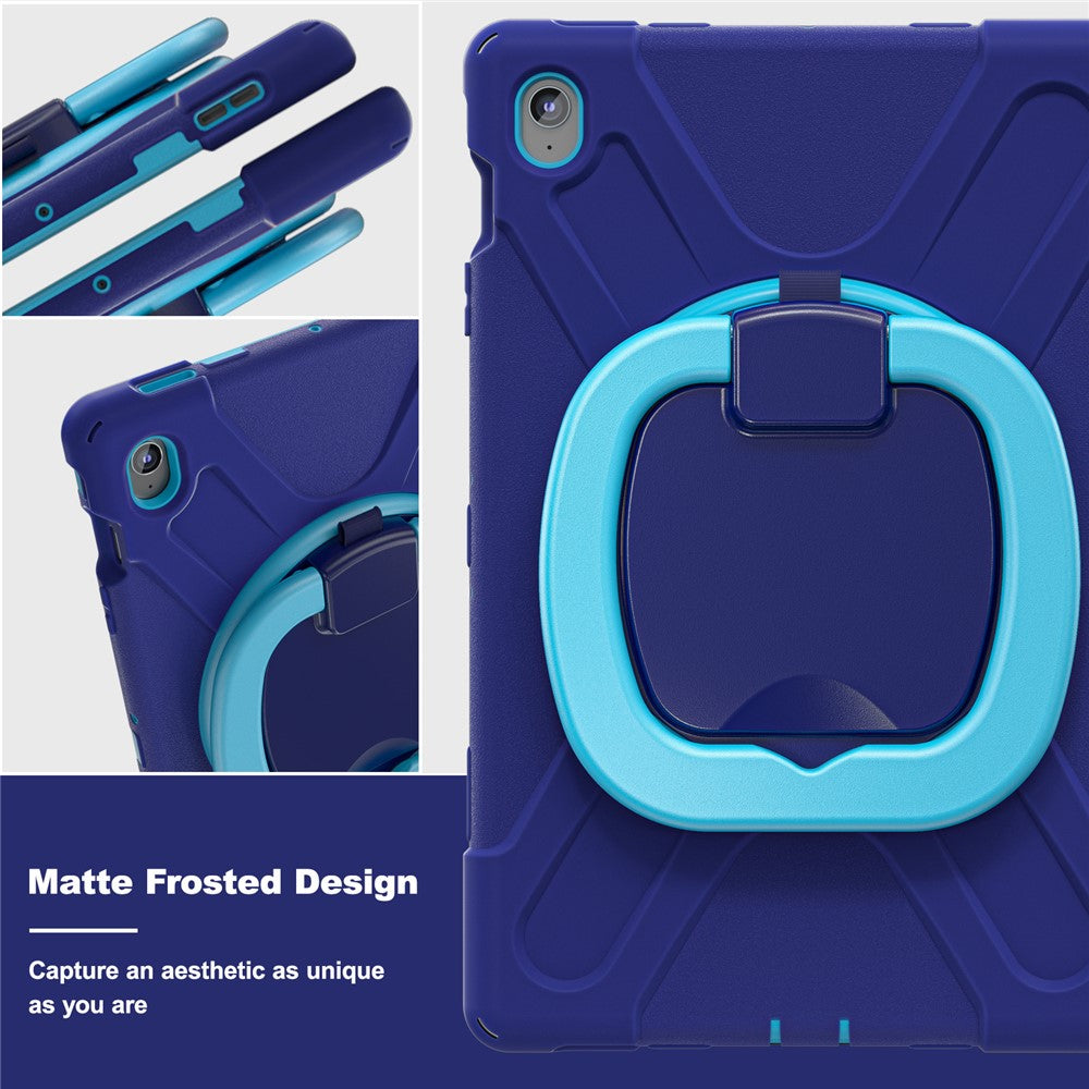 Tabletcover til Samsung Galaxy Tab S10 FE+ SM-X620 / SM-X626B TPU + PC + silikonecover støttefod håndtag greb
