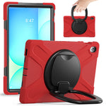 Tabletcover til Samsung Galaxy Tab S10 FE+ SM-X620 / SM-X626B TPU + PC + silikonecover støttefod håndtag greb