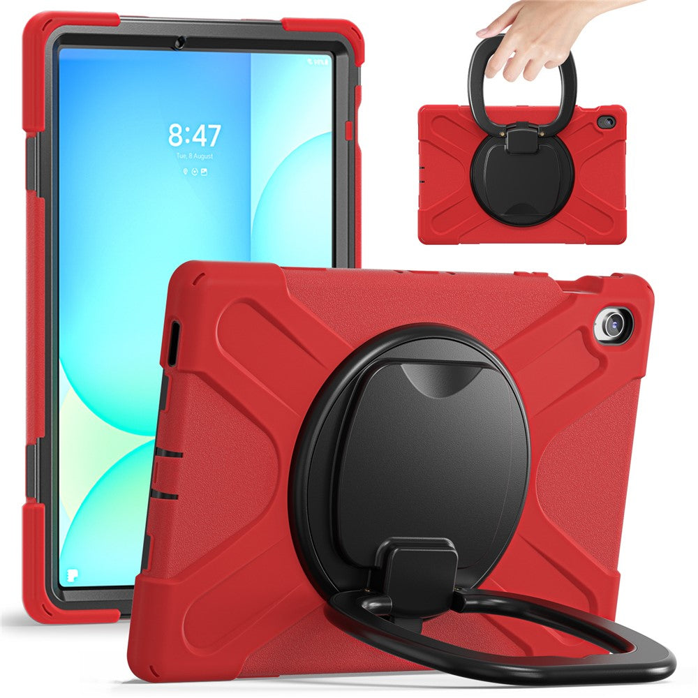 Tabletcover til Samsung Galaxy Tab S10 FE+ SM-X620 / SM-X626B TPU + PC + silikonecover støttefod håndtag greb