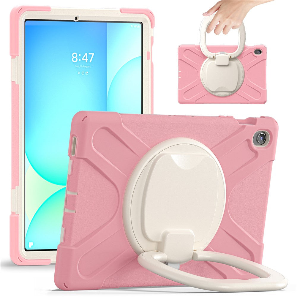 Tabletcover til Samsung Galaxy Tab S10 FE+ SM-X620 / SM-X626B TPU + PC + silikonecover støttefod håndtag greb