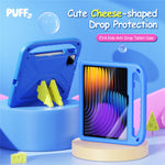 DUX DUCIS For Xiaomi Poco Pad X1 / Pad 8 Pro / Pad 8 / Pad 7 Pro / Pad 7 Tablet Case with Kickstand  Puff Series EVA Kids Shockproof Cover