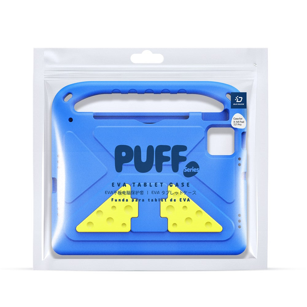 DUX DUCIS For Xiaomi Poco Pad X1 / Pad 8 Pro / Pad 8 / Pad 7 Pro / Pad 7 Tablet Case with Kickstand  Puff Series EVA Kids Shockproof Cover