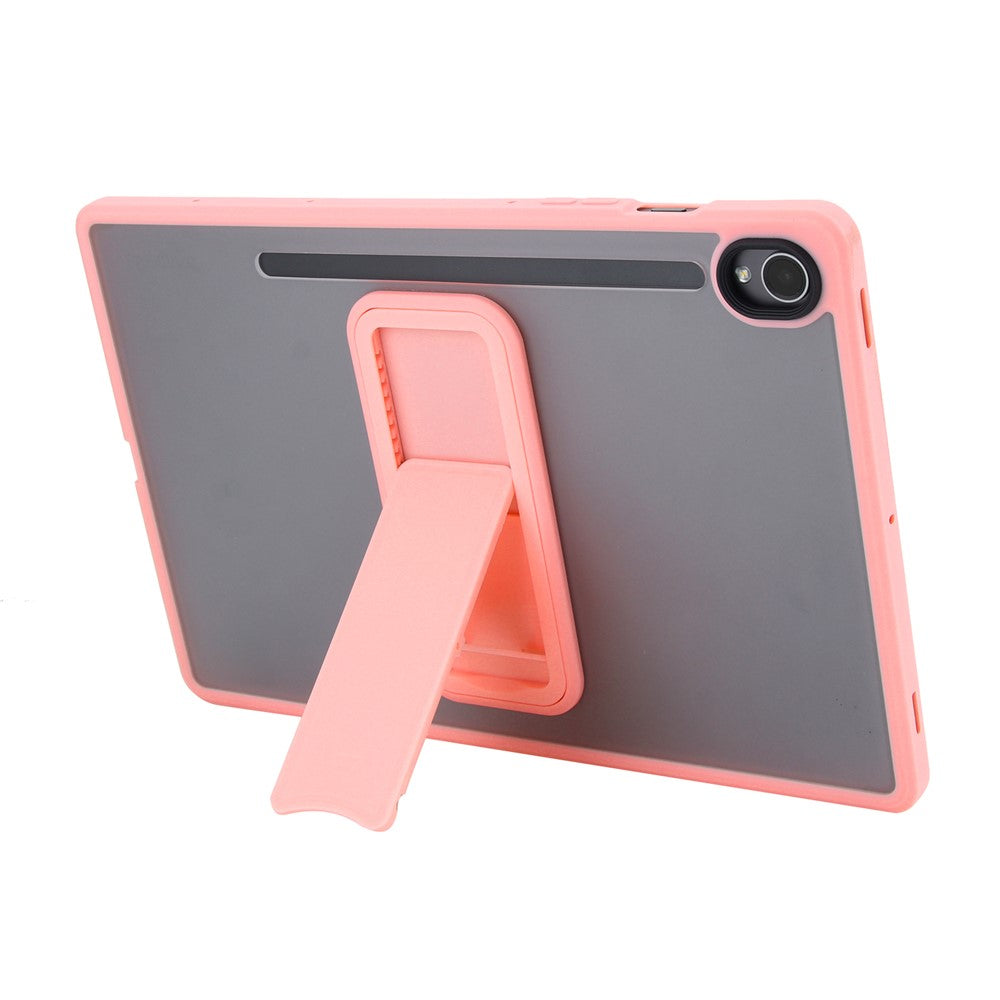 For Samsung Galaxy Tab S10 FE / Tab S9 FE / Tab S9 Case with Kickstand TPU + PC Skin-Touch Tablet Cover