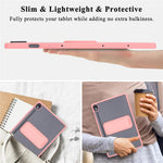For Samsung Galaxy Tab S10 FE / Tab S9 FE / Tab S9 Case with Kickstand TPU + PC Skin-Touch Tablet Cover