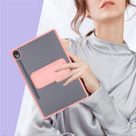 For Samsung Galaxy Tab S10 FE / Tab S9 FE / Tab S9 Case with Kickstand TPU + PC Skin-Touch Tablet Cover