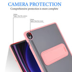 For Samsung Galaxy Tab S10 FE / Tab S9 FE / Tab S9 Case with Kickstand TPU + PC Skin-Touch Tablet Cover