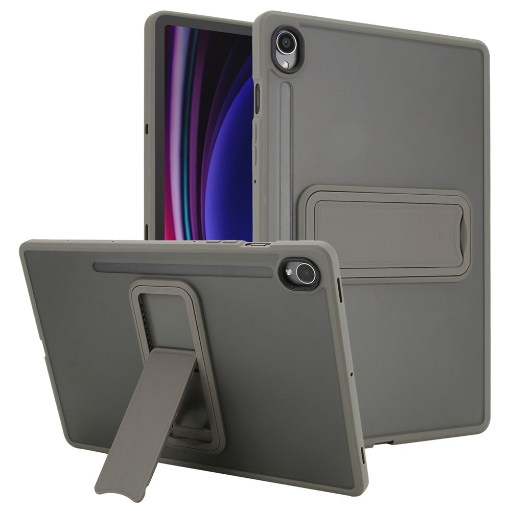 For Samsung Galaxy Tab S10 FE / Tab S9 FE / Tab S9 Case with Kickstand TPU + PC Skin-Touch Tablet Cover