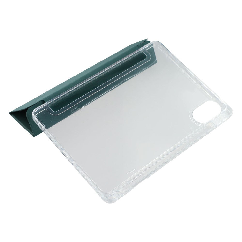 For Xiaomi Redmi Pad 2 11 Case PU Leather Origami Stand Clear Tablet Cover