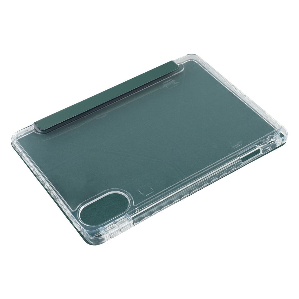 For Xiaomi Redmi Pad 2 11 Case PU Leather Origami Stand Clear Tablet Cover