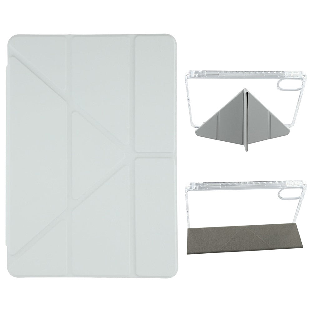 For Xiaomi Redmi Pad 2 11 Case PU Leather Origami Stand Clear Tablet Cover