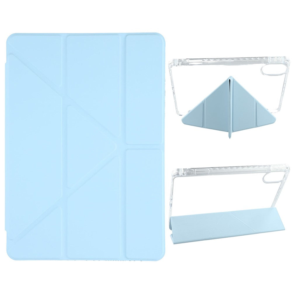 For Xiaomi Redmi Pad 2 11 Case PU Leather Origami Stand Clear Tablet Cover
