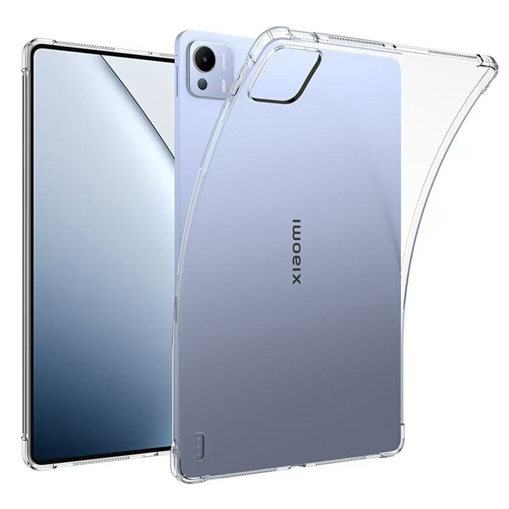 Xiaomi Pad 7 Ultra-skal med fyra hörn, stötsäkert, genomskinligt TPU-fodral för surfplatta