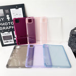 For Xiaomi Pad 6S Pro 12.4 Case Clear TPU Anti Drop Tablet Cover with Pencil Holder