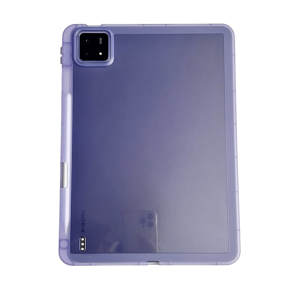 For Xiaomi Pad 6S Pro 12.4 Case Clear TPU Anti Drop Tablet Cover with Pencil Holder