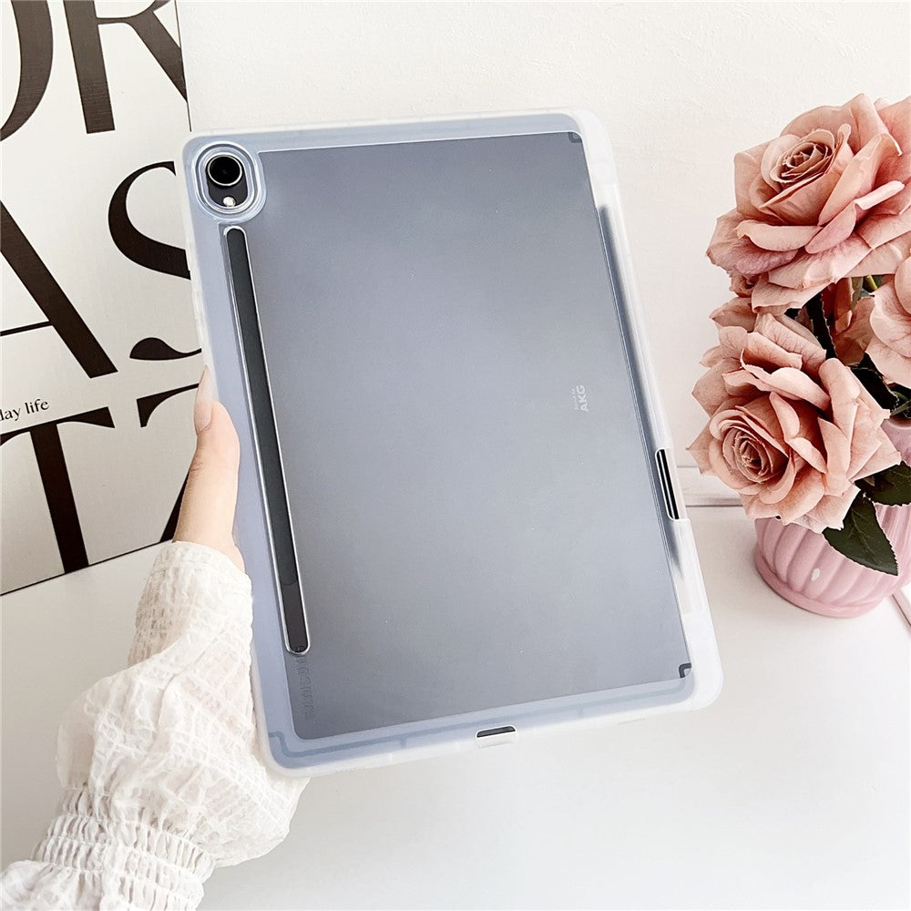 For Samsung Galaxy Tab S9 Case Clear TPU Anti Drop Tablet Cover with Pencil Holder