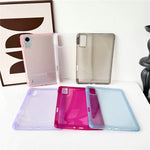 For Xiaomi Redmi Pad SE Case Clear TPU Anti Drop Tablet Cover with Pencil Holder