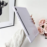 For Samsung Galaxy Tab S9 Case Solid Color TPU Tablet Cover with Pencil Holder