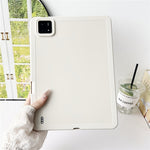 For Xiaomi Pad 6S Pro 12.4 Case Solid Color TPU Tablet Cover with Pencil Holder