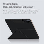 For OnePlus Pad 2 Pro Leather Case Origami Stand Magnetic Tablet Cover Auto Wake / Sleep