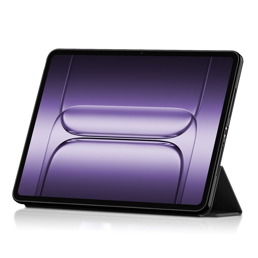 For OnePlus Pad 2 Pro Case PU Leather TPU Back Trifold Stand Tablet Cover