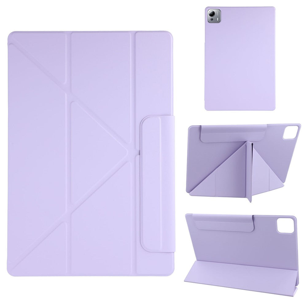 For Xiaomi Pad 7 Ultra Case PC + PU Leather Origami Stand Magnetic Tablet Cover