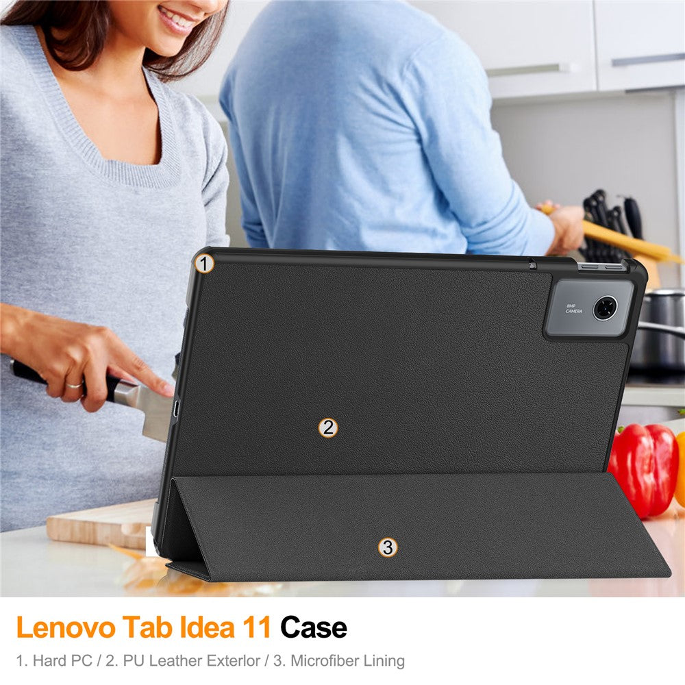For Lenovo Tab K11 Gen 2 / Idea Tab / Xiaoxin Pad 11 2025 Case Anti-Drop Leather Stand Tablet Cover
