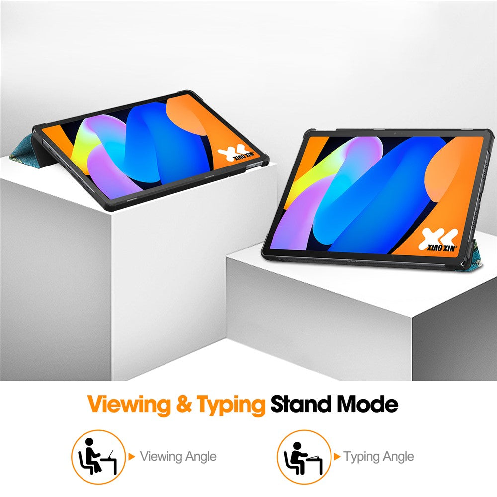 For Lenovo Tab K11 Gen 2 / Idea Tab / Xiaoxin Pad 11 2025 Case Pattern Print Leather Stand Tablet Cover