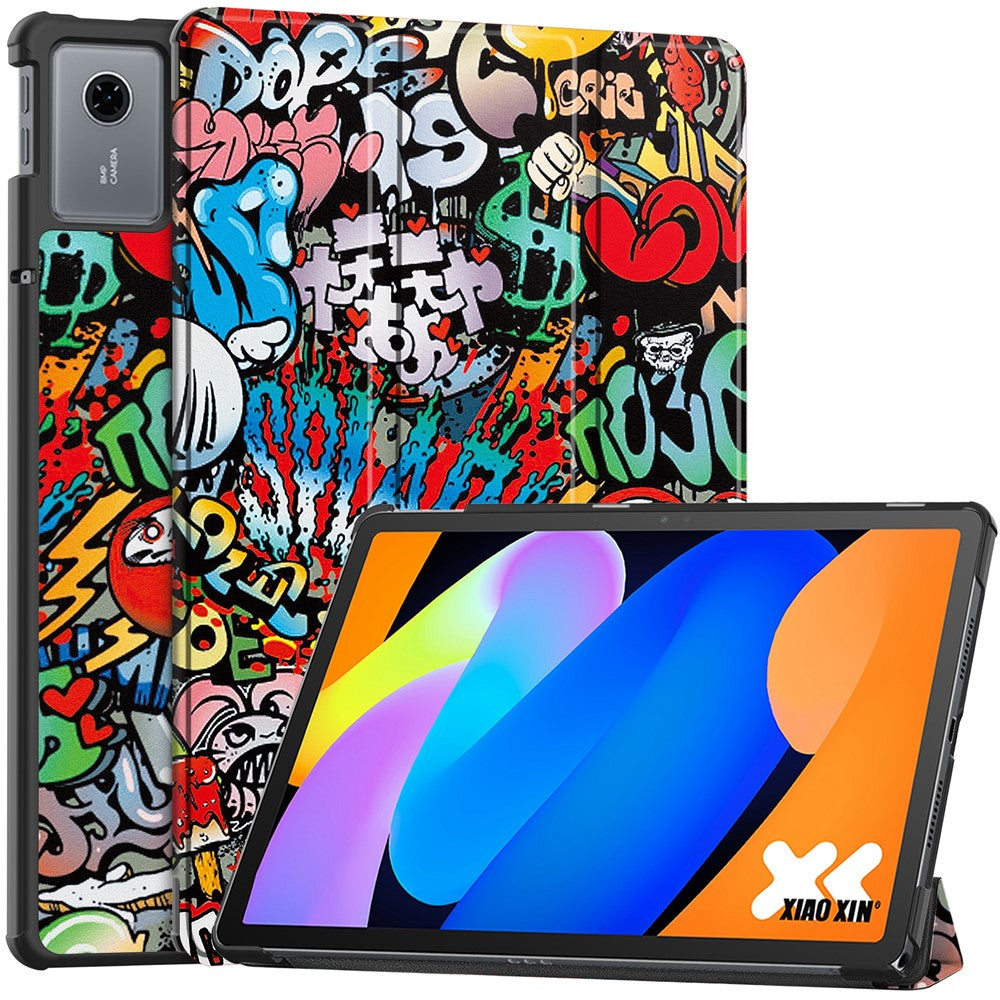 For Lenovo Tab K11 Gen 2 / Idea Tab / Xiaoxin Pad 11 2025 Case Pattern Print Leather Stand Tablet Cover