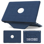 MacBook Air 13 tum (2020) / (2018) (A2337 M1 A2179 A1932) Laptopfodral med logotyp / Stöd Stötsäkert fodral i PC TPU-tyg
