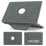 MacBook Air 13 tum (2020) / (2018) (A2337 M1 A2179 A1932) Laptopfodral med logotyp / Stöd Stötsäkert fodral i PC TPU-tyg