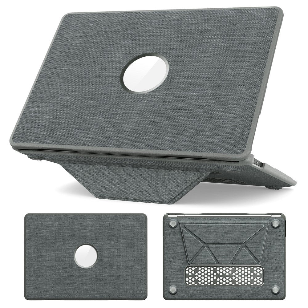 MacBook Air 13 tum (2020) / (2018) (A2337 M1 A2179 A1932) Laptopfodral med logotyp / Stöd Stötsäkert fodral i PC TPU-tyg