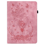 For Xiaomi Redmi Pad 2 11 Case Card Holder Anti-Scratch Leather Cover Rose Flower Imprint