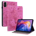 For Xiaomi Redmi Pad 2 11 Case Card Holder Anti-Scratch Leather Cover Rose Flower Imprint