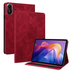 For Xiaomi Redmi Pad 2 11 Case Butterfly Flower Imprint PU Leather Tablet Cover with Card Slots
