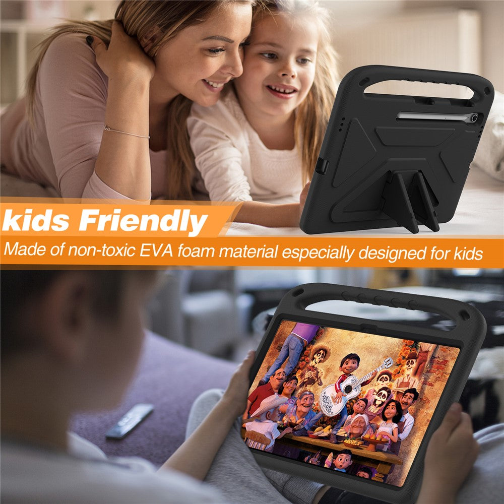 Til Samsung Galaxy Tab S10 FE+ Cover Håndgreb Støttefod Tablet EVA Cover