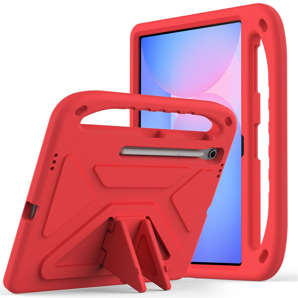Til Samsung Galaxy Tab S10 FE+ Cover Håndgreb Støttefod Tablet EVA Cover