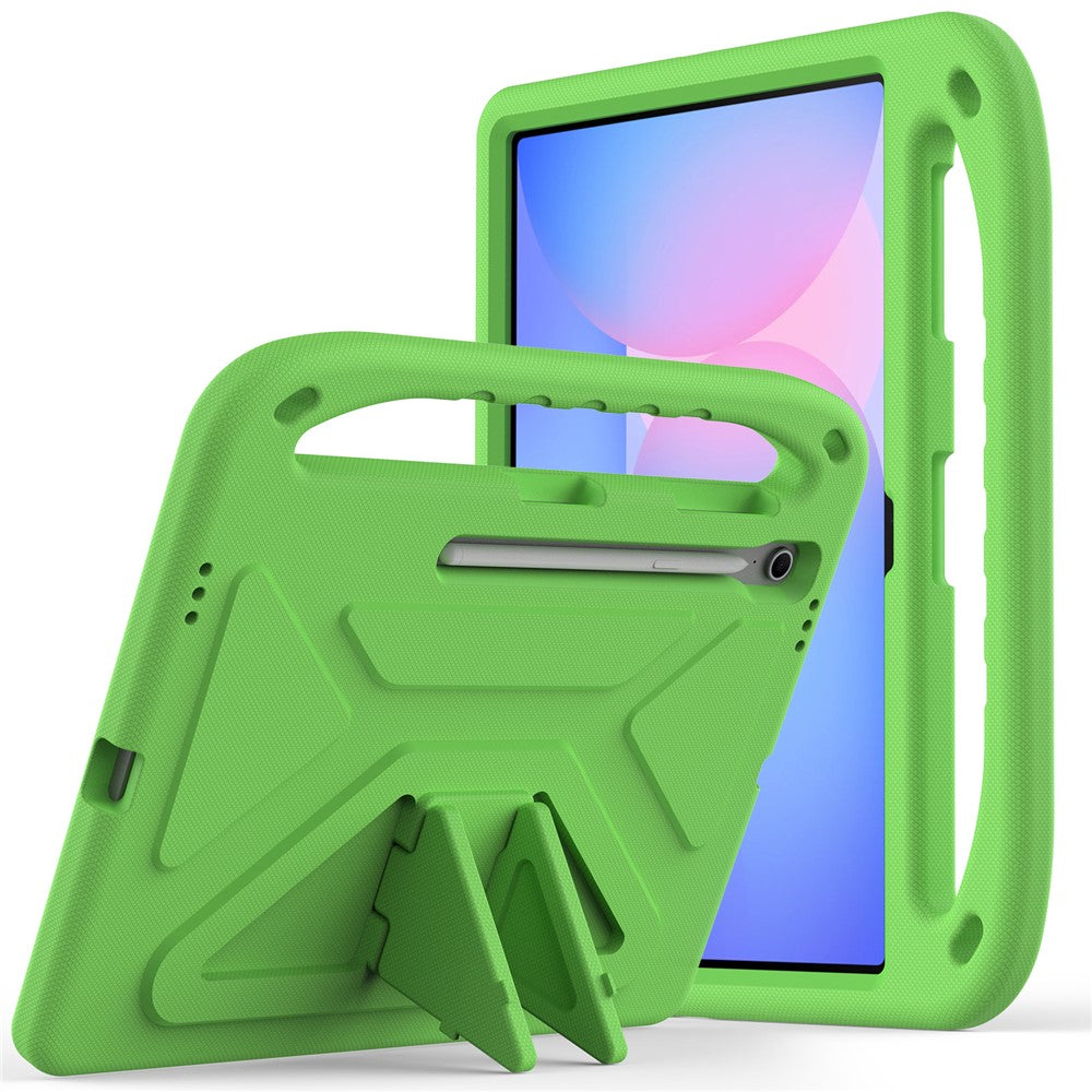 Til Samsung Galaxy Tab S10 FE+ Cover Håndgreb Støttefod Tablet EVA Cover
