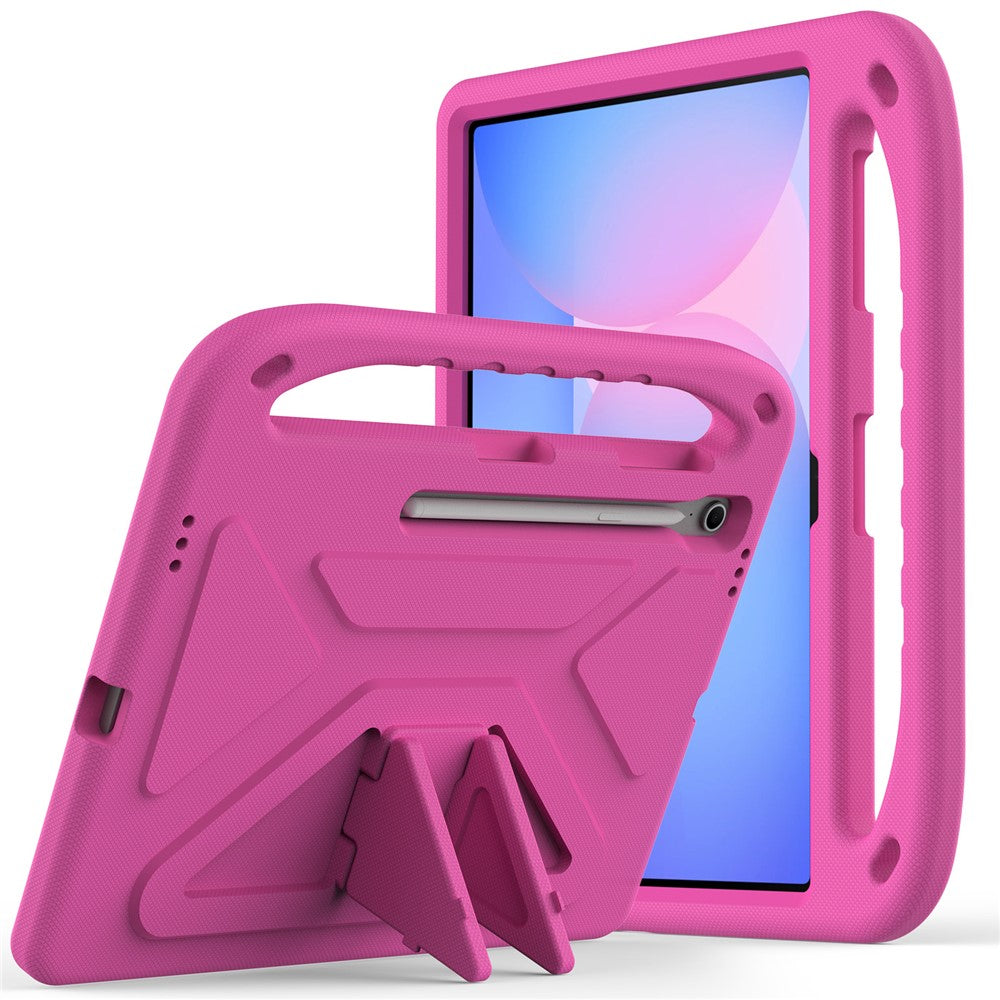 Til Samsung Galaxy Tab S10 FE+ Cover Håndgreb Støttefod Tablet EVA Cover