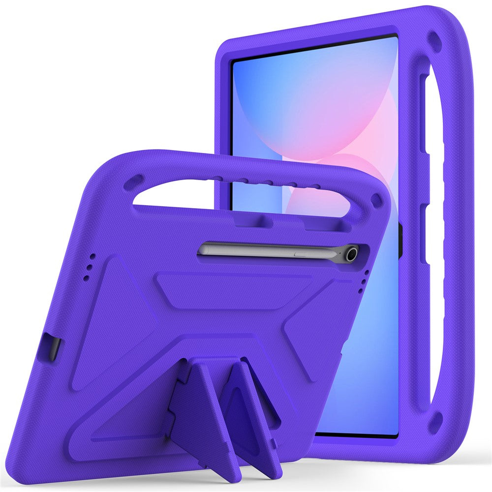 Til Samsung Galaxy Tab S10 FE+ Cover Håndgreb Støttefod Tablet EVA Cover