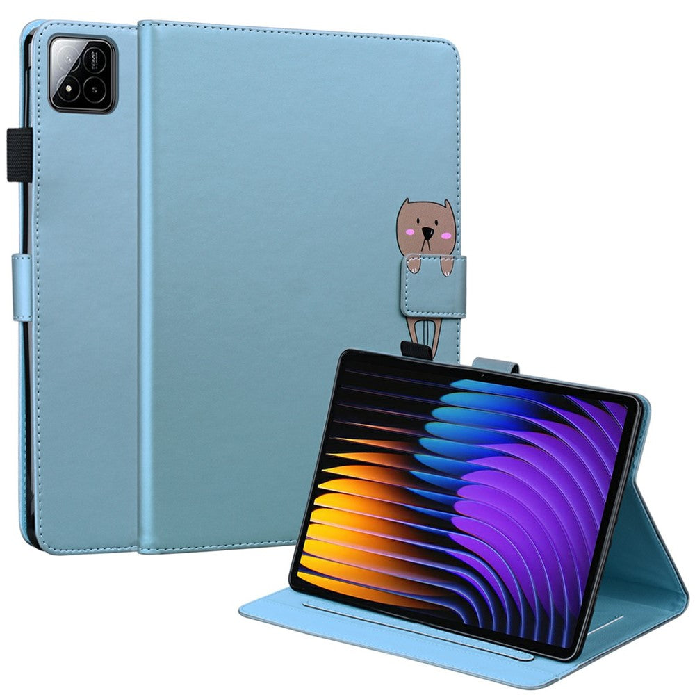 For Xiaomi Pad 7 / 7 Pro Case Tablet Stand Leather Cover Card Slots Animal Pattern