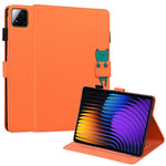 For Xiaomi Pad 7 / 7 Pro Case Tablet Stand Leather Cover Card Slots Animal Pattern