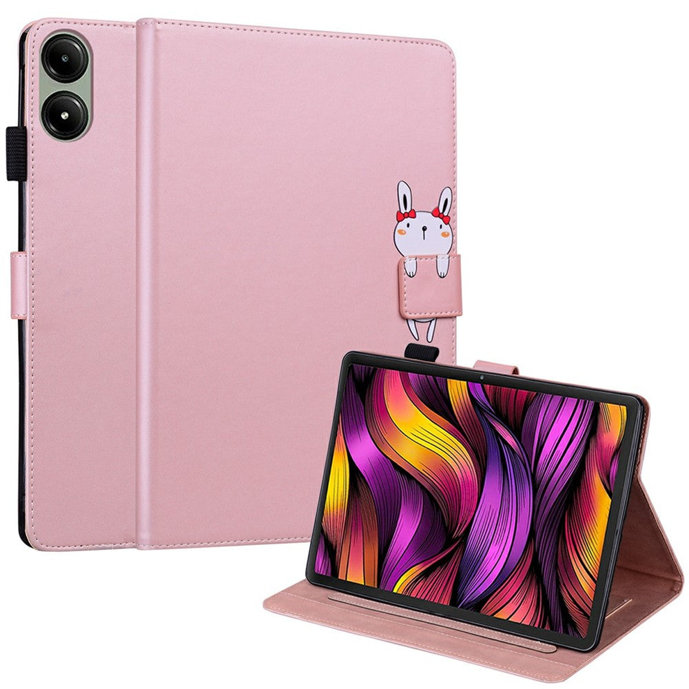 For Xiaomi Redmi Pad Pro Case Tablet Stand Leather Cover Card Slots Animal Pattern