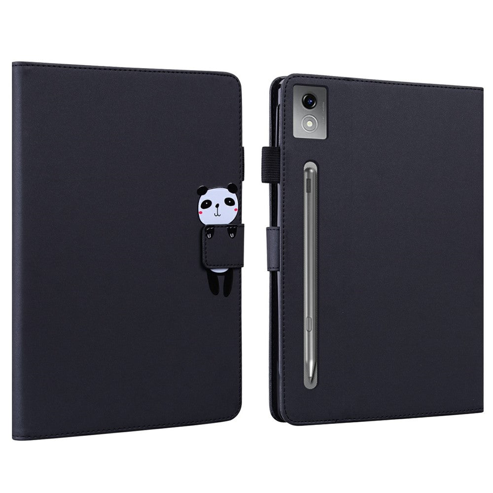 For Lenovo Xiaoxin Pad Pro 12.7 (2025) Case Tablet Stand Leather Cover Card Slots Animal Pattern